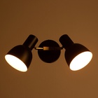 Бра «Виталия» 2хЕ27 40 Вт черный 18×12×38 см - Фото 3