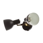 Бра «Виталия» 2хЕ27 40 Вт черный 18×12×38 см - Фото 5