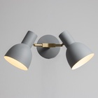 Бра «Виталия» 2хЕ27 40 Вт серый 18×12×38 см - Фото 2