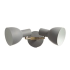 Бра «Виталия» 2хЕ27 40 Вт серый 18×12×38 см - Фото 6