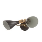 Бра «Марокко» 2хЕ27 40 Вт черный 25×15×38 см - фото 4726335