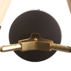 Бра «Марокко» 2хЕ27 40 Вт черный 25×15×38 см - фото 4726337