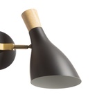 Бра «Марокко» 2хЕ27 40 Вт черный 25×15×38 см - фото 4726338