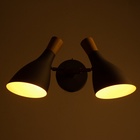 Бра «Марокко» 2хЕ27 40 Вт серый 25×15×38 см - Фото 3