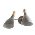 Бра «Марокко» 2хЕ27 40 Вт серый 25×15×38 см - Фото 4