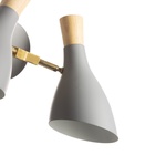 Бра «Марокко» 2хЕ27 40 Вт серый 25×15×38 см - Фото 8