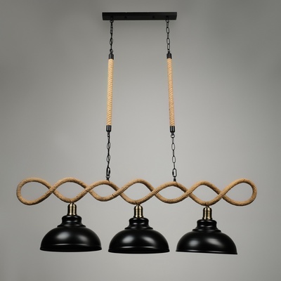 Люстра «Цех» 3хЕ27 40 В черный 120×30×35 см