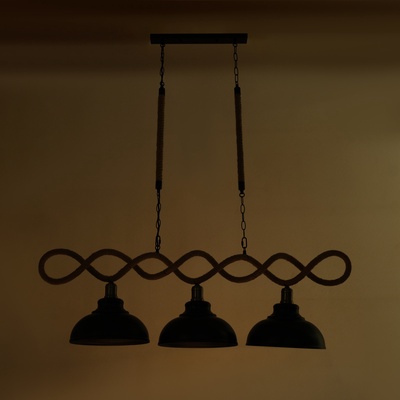 Люстра «Цех» 3хЕ27 40 В черный 120×30×35 см