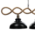 Люстра «Цех» 3хЕ27 40 В черный 120×30×35 см - фото 31426395