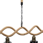 Люстра «Цех» 3хЕ27 40 В черный 120×30×35 см - фото 31426398