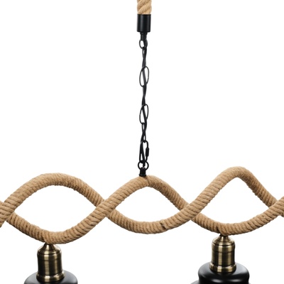 Люстра «Цех» 3хЕ27 40 В черный 120×30×35 см