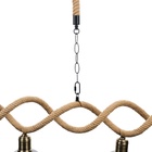 Люстра «Цех» 3хЕ27 40 В черный 120×30×35 см - фото 31426399