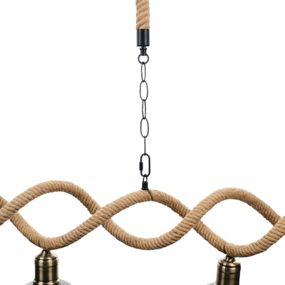 Люстра «Цех» 3хЕ27 40 В черный 120×30×35 см