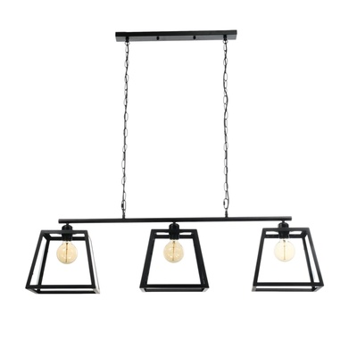 Люстра «Корнер» 3хЕ27 40 В черный 98×20×20 см