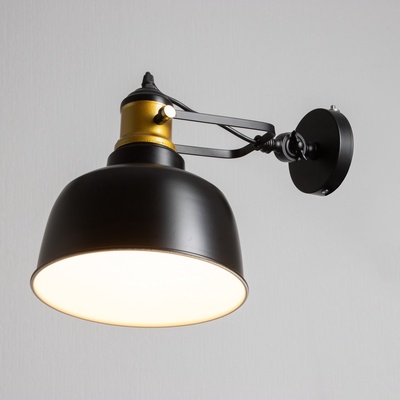 Бра «Либра» Е27 40 Вт черный 22×22×36 см