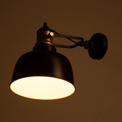 Бра «Либра» Е27 40 Вт черный 22×22×36 см