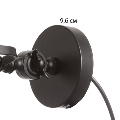 Бра «Либра» Е27 40 Вт черный 22×22×36 см