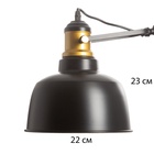 Бра "Либра" Е27 40Вт черный 22х22х36см 10340903 - фото 12949322