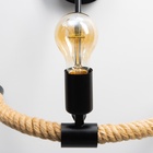 Бра "Аврора" Е27 40Вт черный 15х20х22см 10340905