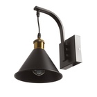 Бра «Грегори» Е27 40 Вт черный 18×18×35 см - Фото 1