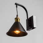 Бра «Грегори» Е27 40 Вт черный 18×18×35 см - Фото 2