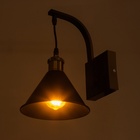 Бра «Грегори» Е27 40 Вт черный 18×18×35 см - Фото 3