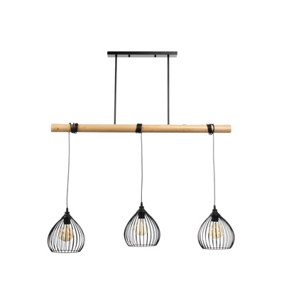 Люстра «Арландо» 3хЕ27 40 Вт черный 60×20×20-200 см