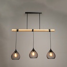 Люстра "Арландо" 3хЕ27 40Вт черный 60х20х20-200см 10340916