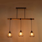 Люстра "Арландо" 3хЕ27 40Вт черный 60х20х20-200см 10340916