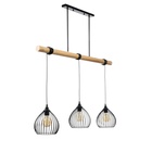 Люстра "Арландо" 3хЕ27 40Вт черный 60х20х20-200см 10340916