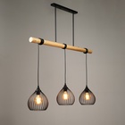 Люстра "Арландо" 3хЕ27 40Вт черный 60х20х20-200см 10340916