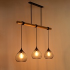 Люстра "Арландо" 3хЕ27 40Вт черный 60х20х20-200см 10340916