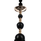 Люстра BayerLux «Венеция», 8хЕ14, 40 Вт, черно-золотой, 87×87×97 см - фото 31526089