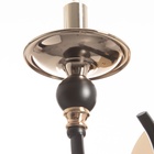 Бра «Венеция» 1хЕ14 40 Вт черно-золотой 11×20×18 см - Фото 6