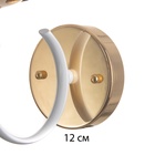 Бра «Венеция» 1хЕ14 40 Вт бело-золотой 11×20×18 см - Фото 4