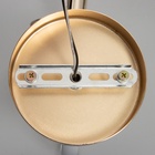 Бра «Венеция» 1хЕ14 40 Вт бело-золотой 11×20×18 см - Фото 7