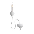 Бра «Бергамо» 1хЕ14 40 Вт бело-хромовый 23×14×37 см - Фото 1