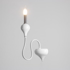 Бра «Бергамо» 1хЕ14 40 Вт бело-хромовый 23×14×37 см - Фото 2