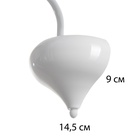 Бра «Бергамо» 1хЕ14 40 Вт бело-хромовый 23×14×37 см - Фото 4