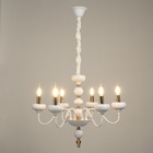 Люстра «Флоренция» 6хЕ14 40 Вт бело-золотой 60×60×78 см - фото 32445576