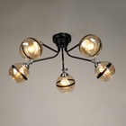 Люстра "Ремес" 5хЕ27 40Вт черно-хромовый 70х70х28 см 10385893 Люстра "Ремес" 5хЕ27 40Вт черно-хромовый 70х70х28 см 10385893