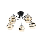 Люстра "Ремес" 5хЕ27 40Вт черно-хромовый 70х70х28 см 10385893 Люстра "Ремес" 5хЕ27 40Вт черно-хромовый 70х70х28 см 10385893