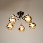 Люстра "Ремес" 5хЕ27 40Вт черно-хромовый 70х70х28 см 10385893 Люстра "Ремес" 5хЕ27 40Вт черно-хромовый 70х70х28 см 10385893