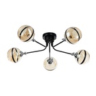 Люстра "Ремес" 5хЕ27 40Вт черно-хромовый 70х70х28 см 10385893 Люстра "Ремес" 5хЕ27 40Вт черно-хромовый 70х70х28 см 10385893