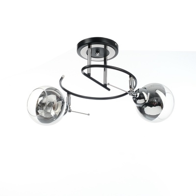 Люстра «Редо» 2хЕ27 40 Вт черно-хромовый 45×30×28 см