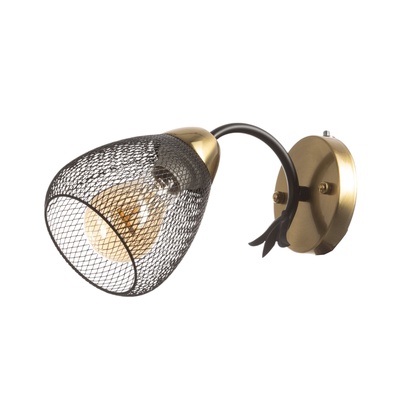 Бра «Дассе» 1хЕ27 40 Вт черно-бронзовый 24×13×14 см