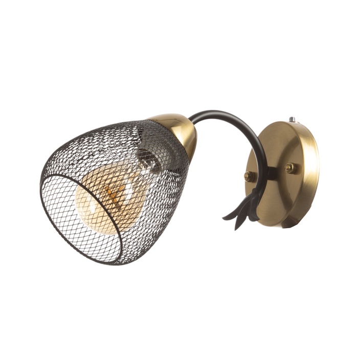 Бра «Дассе» 1хЕ27 40 Вт черно-бронзовый 24×13×14 см - Фото 1