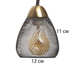 Бра «Дассе» 1хЕ27 40 Вт черно-бронзовый 24×13×14 см - Фото 5