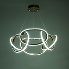 Светильник с ПДУ «Мартина» LED 90 Вт 3000-6000К золото 60×60×27-127 см - фото 4726916