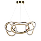 Светильник с ПДУ «Мартина» LED 90 Вт 3000-6000К золото 60×60×27-127 см - фото 4726917